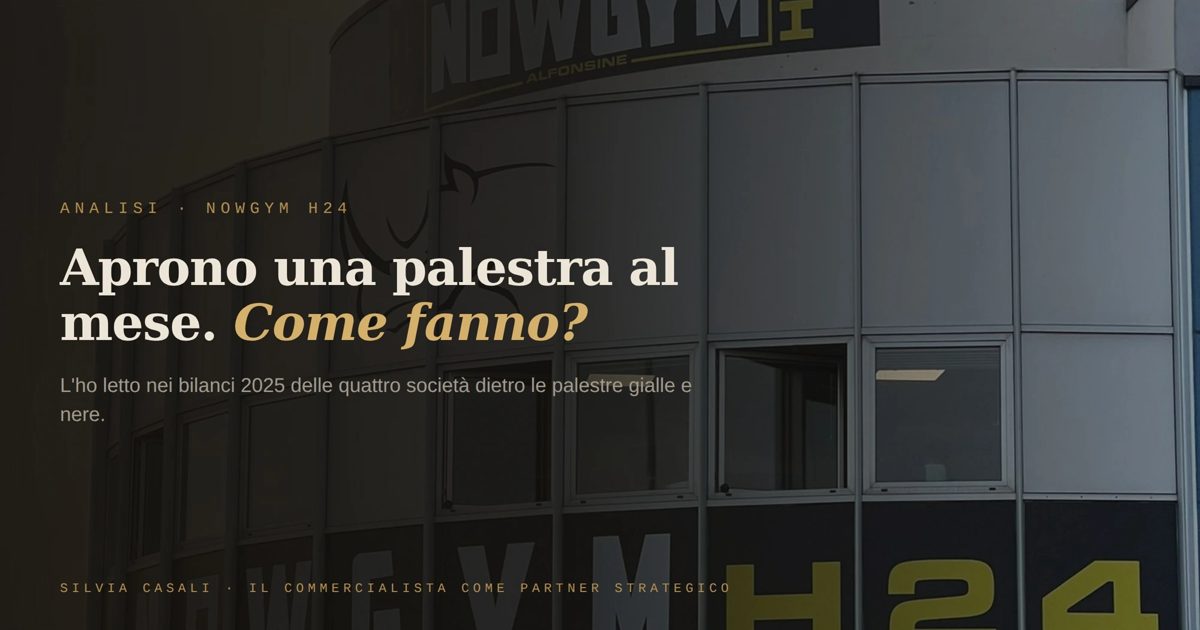 Come fa NowGym ad aprire una palestra al mese, mentre le altre chiudono?