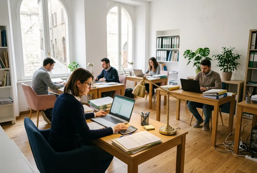 Gli spazi di lavoro dello studio SC Dottori Commercialisti