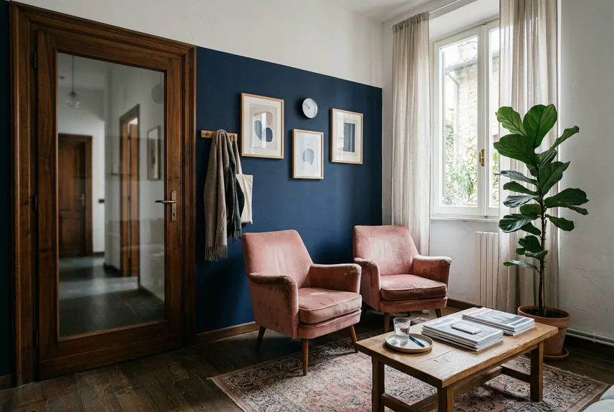 La sala di attesa dello studio